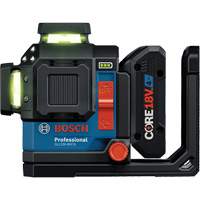 Laser dalignement/nivellement 360 connect&eacute; &agrave; faisceau vert &agrave; trois points Les Fournitures Industrielles Méga