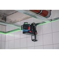 Laser dalignement/nivellement 360 connect&eacute; &agrave; faisceau vert &agrave; trois points Les Fournitures Industrielles Méga