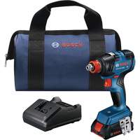 Two-In-One Bit/Socket Impact Driver/Wrench Kit, 1/2", 1800 in-lbs. Max. Torque, 18 V, Lithium-Ion Les Fournitures Industrielles Méga