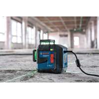 Laser dalignement/nivellement 360 &agrave; faisceau vert &agrave; trois points Les Fournitures Industrielles Méga