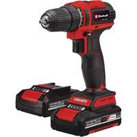 Cordless Drill/Driver Kit, Lithium-Ion, 18 V, 3/8" Chuck, 354 in-lbs Torque Les Fournitures Industrielles Méga