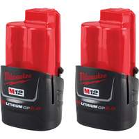 M12 REDLITHIUM CP2.0 Compact Batteries, Lithium-Ion, 12 V, 2 Ah Les Fournitures Industrielles Méga
