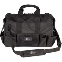Phantom Collection 18" Contractor's Tool Bag, Ballistic Polyester, 25 Pockets, Black Les Fournitures Industrielles Méga