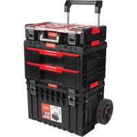 3-Piece Arx&reg; Rolling Toolbox Base Set, 25-1/5" x 19" x 42-2/5", Black Les Fournitures Industrielles Méga