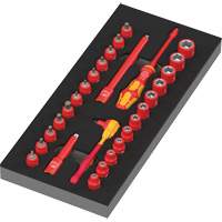 Insert en mousse pour jeu avec cliquet 8007 A VDE Zyklop VDE 1, 1000 V, 30 M Les Fournitures Industrielles Méga