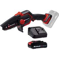 Cordless Compact Pruning Chain Saw with 2.5Ah Battery & Charger Starter Kit, 6", Battery Powered, 18 V Les Fournitures Industrielles Méga