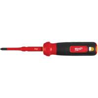 Tournevis &agrave; embouts interchangeables &agrave; tige articul&eacute;e isol&eacute; 1000 V, 2-en-1, 8-4/5" lo, Prise Coussin&eacute;e Les Fournitures Industrielles Méga