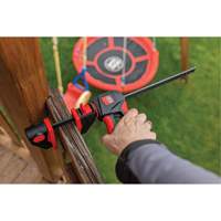 One-Hand Bar Trigger Clamps with 360° Rotating Handle Set, 12" (304.8 mm) Les Fournitures Industrielles Méga