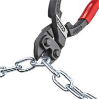 CoBolt&reg; High Leverage XL Compact Bolt Cutters with Notched Blade, 10" L, Center Cut Les Fournitures Industrielles Méga
