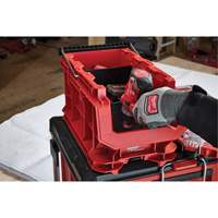 Bac compact PACKOUT, 15-1/2" x 9-1/2" x 8-3/4", Noir/Rouge Les Fournitures Industrielles Méga
