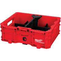 Bac &agrave; profil bas PACKOUT, 15" x 18-5/8" x 6-5/8", Noir/Rouge Les Fournitures Industrielles Méga