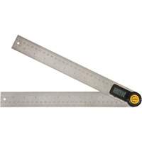 Localisateur d'angle num&eacute;rique et r&egrave;gle, 11" lo, Acier inoxydable, Graduations de 1/32" Les Fournitures Industrielles Méga