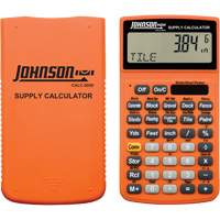 Calculatrice de fournitures orange haute visibilit&eacute; avec &eacute;tui robuste Les Fournitures Industrielles Méga