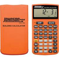 Calculatrice de construction orange haute visibilit&eacute; avec &eacute;tui robuste Les Fournitures Industrielles Méga