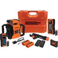 Trousse de niveau laser rotatif rouge &agrave; double pente, 4000' (1219,2 m), 640 Nm Les Fournitures Industrielles Méga