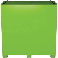 Armoire de rangement d'&eacute;PI sur place, Acier, Vert lime haute visibilit&eacute; Les Fournitures Industrielles Méga