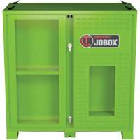 Armoire ventil&eacute;e pour le rangement d'&eacute;PI sur place, Acier, Vert lime haute visibilit&eacute; Les Fournitures Industrielles Méga