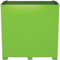 Armoire ventil&eacute;e pour le rangement d'&eacute;PI sur place, Acier, Vert lime haute visibilit&eacute; Les Fournitures Industrielles Méga