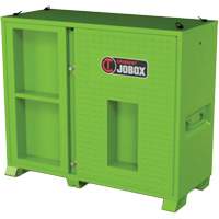 Armoire de rangement d'&eacute;PI sur place, Acier, Vert lime haute visibilit&eacute; Les Fournitures Industrielles Méga