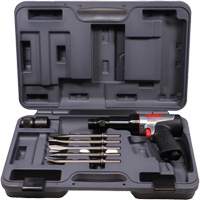 Heavy-Duty Air Hammer with Chisels, 21.8 CFM, 1/4" NPT, 2600 BPM, 3/4" x 3-3/4" (0.0mm x 0.0mm) Les Fournitures Industrielles Méga