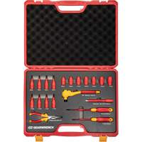 Jeu d'outils isol&eacute;s VDE &agrave; prise 3/8", 1000 V, 20 M Les Fournitures Industrielles Méga