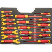 VDE Insulated Tool Set, 1000 V, 39 Pcs Les Fournitures Industrielles Méga