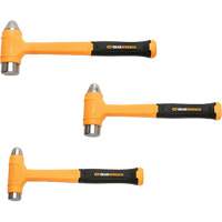 Dead Blow Ball Pein Hammer Set, 3 Pieces Les Fournitures Industrielles Méga
