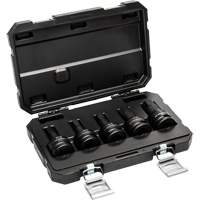 SAE Impact Bit Socket Set with Blow Mold Case, Hex, 3/4" Drive, 5 Pcs Les Fournitures Industrielles Méga