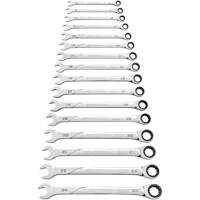 120XP Universal Spline XL Wrench Set, Ratcheting Combination, 16 Pieces, Metric Les Fournitures Industrielles Méga