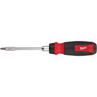 Tournevis &agrave; cliquet 14-en-1 &agrave; embouts multiples avec porte-embout de 1/4", 10-11/100" lo, Prise Coussin&eacute;e Les Fournitures Industrielles Méga