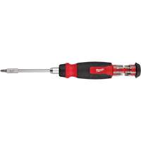 Tournevis &agrave; cliquet 14-en-1 &agrave; embouts multiples avec porte-embout de 1/4", 10-11/100" lo, Prise Coussin&eacute;e Les Fournitures Industrielles Méga