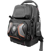 Sac &agrave; outils dorsal Tradesman Pro Tool Master, 11" lo x 13-1/2" la, Noir/Gris/Orange, Polyester Les Fournitures Industrielles Méga