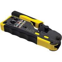 Ratcheting Ethernet Cable Crimper/Stripper/Cutter for Pass-Thru Connectors Les Fournitures Industrielles Méga