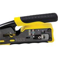 Ratcheting Ethernet Cable Crimper/Stripper/Cutter for Pass-Thru Connectors Les Fournitures Industrielles Méga