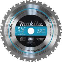 General-Purpose Carbide-Tipped Saw Blade, 5-7/8", 32 Teeth, Metal Use Les Fournitures Industrielles Méga