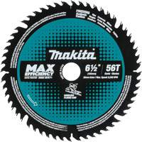 Carbide-Tipped Max Efficiency Cordless Plunge Saw Blade, 6-1/2", 56 Teeth, Laminate/Wood/MDF Use Les Fournitures Industrielles Méga