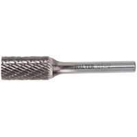 Double Cut Cylindrical Carbide Burr, SA, 1/8" Dia., 1/8" Shank, 9/16" Depth of Cut Les Fournitures Industrielles Méga