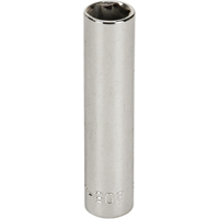 Douille, 8 mm, Prise 1/4", 6 pans, Profond Les Fournitures Industrielles Méga