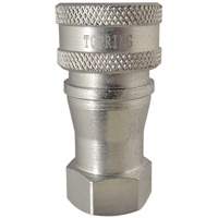 Hydraulic Quick Coupler - Steel Manual Coupler, Brass/Stainless Steel Les Fournitures Industrielles Méga
