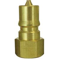 Hydraulic Quick Coupler Plug, 3/4" Dia., Brass Les Fournitures Industrielles Méga