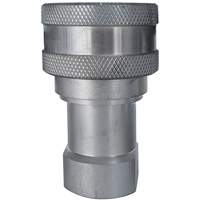 Hydraulic Quick Coupler - Stainless Steel Manual Coupler, Brass/Stainless Steel Les Fournitures Industrielles Méga