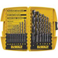 Jobber Drill Bit Set, 17 Pieces, High Speed Steel Les Fournitures Industrielles Méga