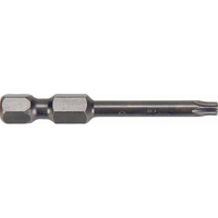 Embouts &agrave; mandrin-1/4" Torx, Torx, Embout T-5, Prise 1/4", Longueur 1-15/16" Les Fournitures Industrielles Méga