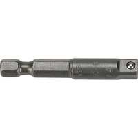 Hex To Male Square Drive Extension, 1/4" Drive Size, 1-3/8" L Les Fournitures Industrielles Méga