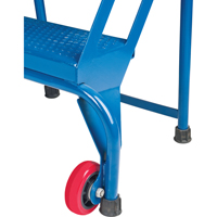 Portable Folding Ladder, 2 Steps, Perforated, 20" High Les Fournitures Industrielles Méga