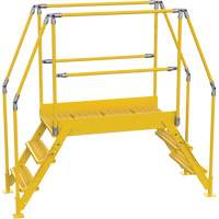 Crossover Ladder, 90-1/2" Overall Span, 30" H x 60" D, 24" Step Width Les Fournitures Industrielles Méga