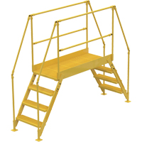 Crossover Ladder, 103" Overall Span, 40" H x 60" D, 24" Step Width Les Fournitures Industrielles Méga