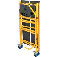 Jobsite Series 4' Safety Rail & Tool Shelf Scaffold Kit, Steel Frame, 49-1/2" D x 57-3/4" H Les Fournitures Industrielles Méga