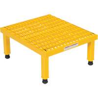 Plate-forme ajustable Step-Mate, 1 marche(s), 23-1/2" la x 19-9/16" lo x 16-1/2" h, Capacit&eacute; 500 lb Les Fournitures Industrielles Méga
