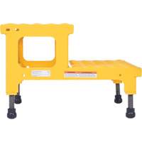 Plate-forme ajustable Step-Mate, 2 marche(s), 23-13/16" la x 22-7/8" lo x 15-1/4" h, Capacit&eacute; 500 lb Les Fournitures Industrielles Méga